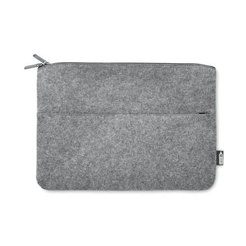 RPET vilten laptoptas (MO6419) Toplo met logo