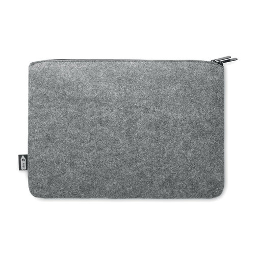 RPET vilten laptoptas (MO6419) Toplo met logo