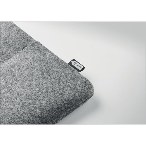 RPET vilten laptoptas (MO6419) Toplo met logo
