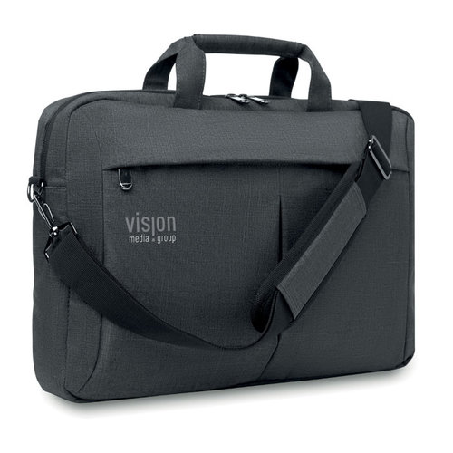 Stockholm 15 inch laptoptas MO8957 bedrukt met bedrijfslogo voor zakelijk gebruik