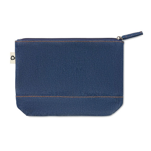 Toilettasje denim MO6421 bedrukken met logo DeBle