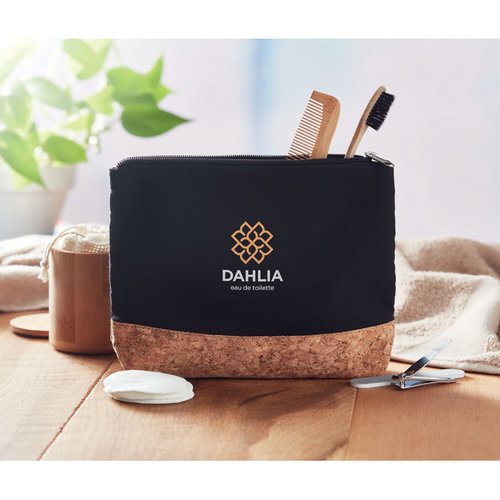 Porto Bag katoenen toilettas MO9817 met logo bedrukken DeBle