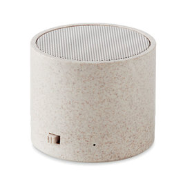DeBle Round bass+ tarwestro draadloze speaker MO9995 bedrukt met logo