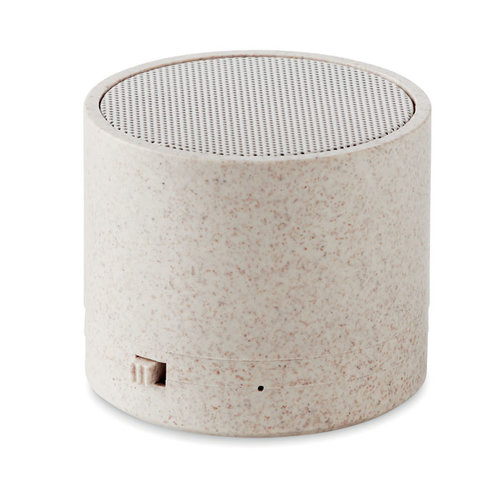 DeBle Round bass+ tarwestro draadloze speaker MO9995 bedrukt met logo