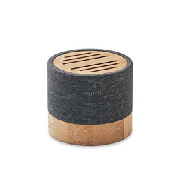 Bool Bamboe RPET luidspreker MO6847 met logo bedrukken DeBle