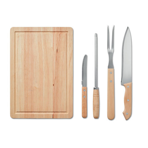 4-Delige BBQ accessoire set Grille (MO9686) met logo