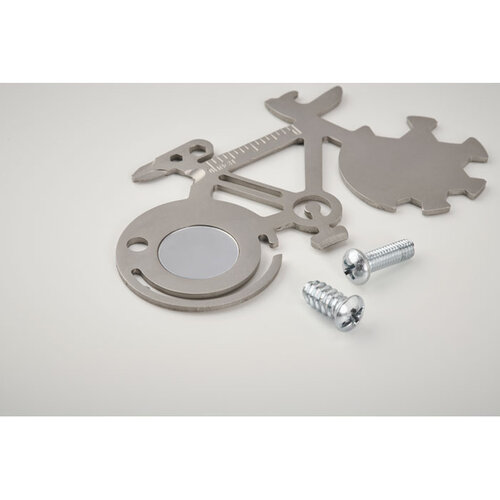 Roestvrijstalen multi-tool Bitool (MO6701) met logo