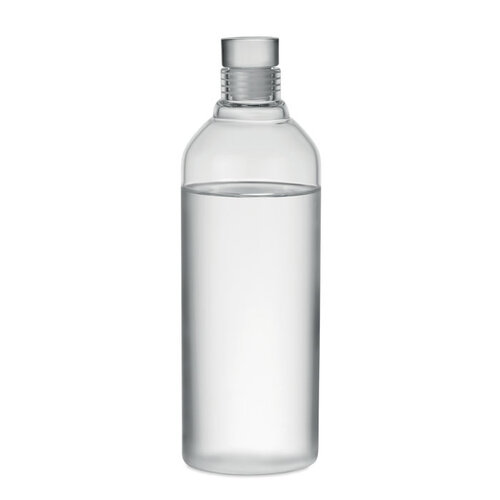 DeBle Large Lou borosilicaat drinkfles 1 liter MO6802 met glazen dop bedrukt met logo