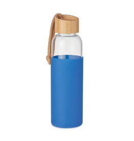 Waterflessen bedrukken MO6845 Glazen fles in pouch Chai