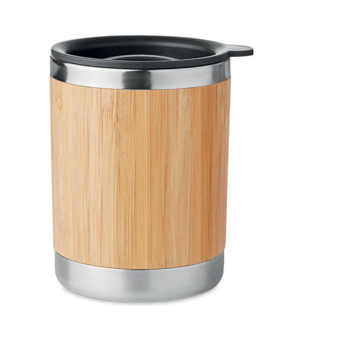DéBlé Lokka bamboe thermosbeker 250 ml MO9937 bedrukt met logo