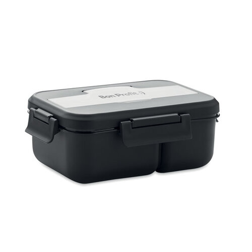 Lunchdoos met bestek in PP 1L Makan (MO6646) met logo