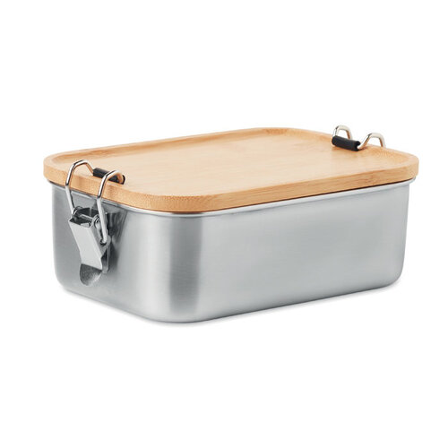 RVS lunchbox 750ML Sonabox (MO6301) met logo