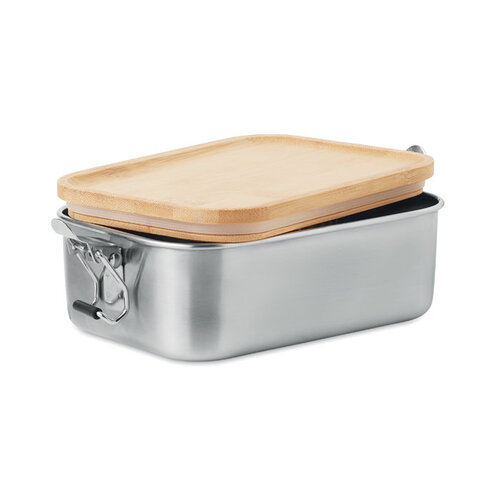 RVS lunchbox 750ML Sonabox (MO6301) met logo