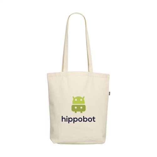 Boodschappentassen bedrukken Recycled Canvas Bag Natural winkeltas