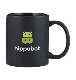 Kitty Mug Matt Black mok