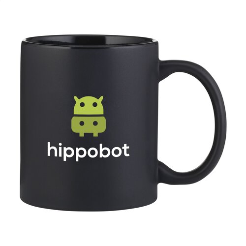 Kitty Mug Matt Black mok