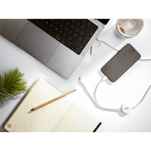 Monti Recycled Leather Notebook A5 notitieboek 207498 met kaft van gerecycled leer, 192 gelinieerde pagina’s en elastische sluiting