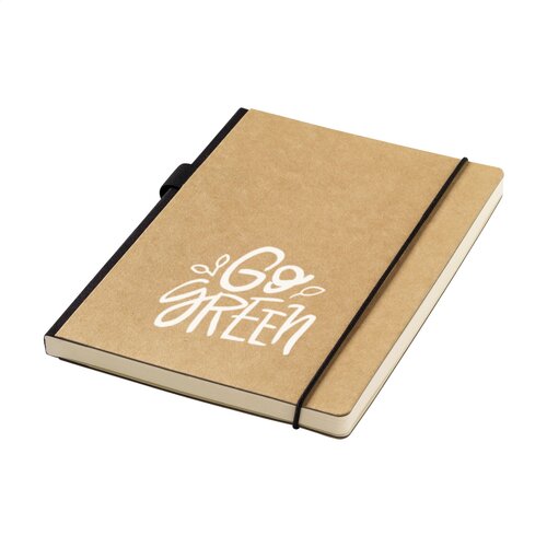 Craftnote A5 notitieboek kraftkarton 262073 bedrukt met logo