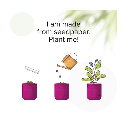 Seed Paper Lanyard 2 cm keycord