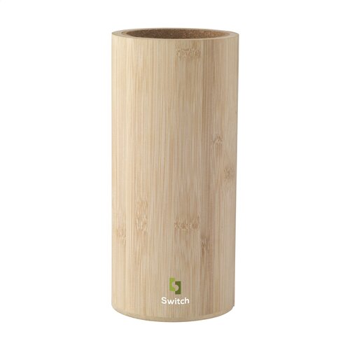 Bamboo Cooler wijnkoeler 269424 van FSC bamboe gegraveerd met logo