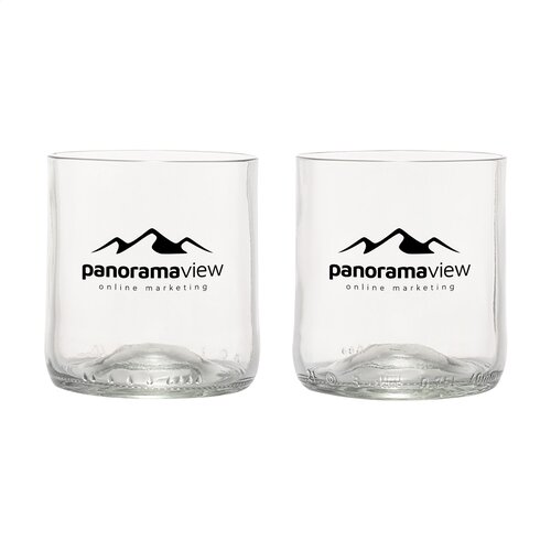 Rebottled® Short Tumbler 2-pack set glazen