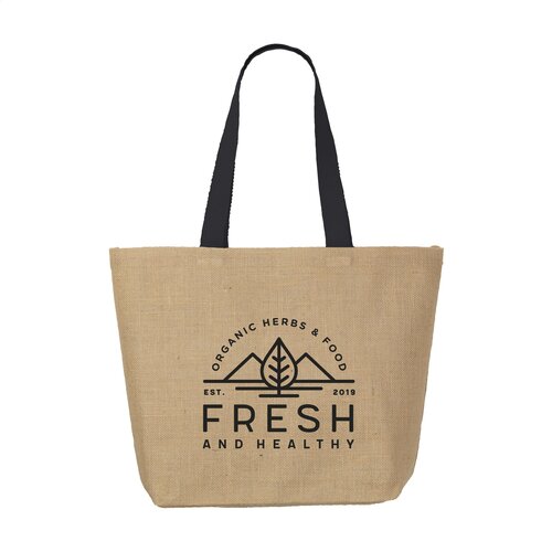 Elegance Bag jute shopper bedrukken met logo DeBle