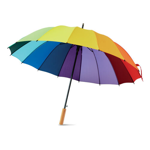 Regenboogparaplu Bowbrella (MO6540) met logo