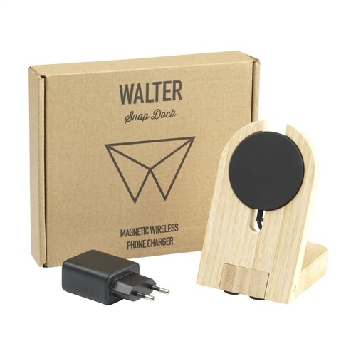Walter Bamboo Snap Dock draadloze snellader Walter Bamboo Snap Dock draadloze snellader