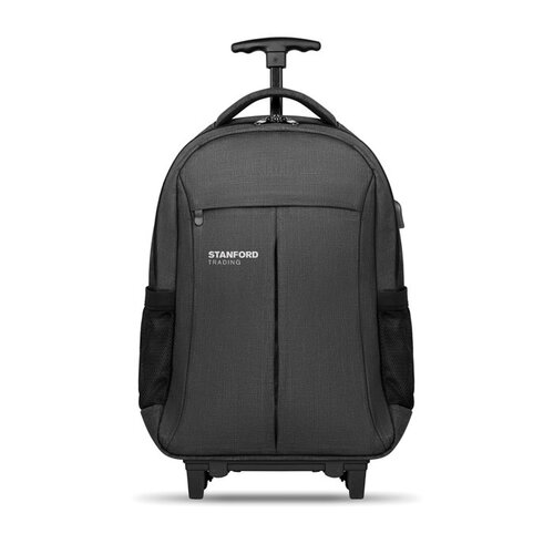 Stockholm 15 inch laptoprugtas trolley MO9179 bedrukt met bedrijfslogo