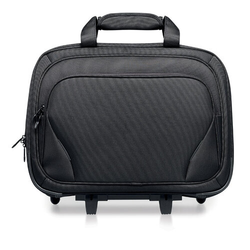 Macau business trolley MO8384 met 17 inch laptopvak en logobedrukking