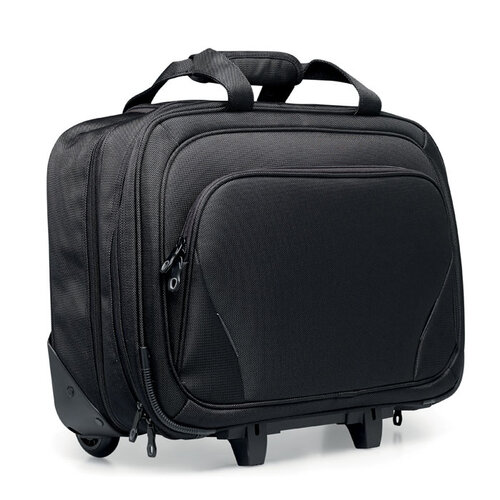 Macau business trolley MO8384 met 17 inch laptopvak en logobedrukking