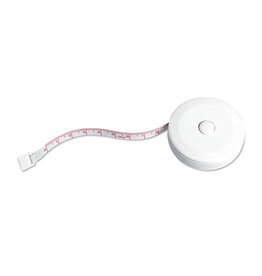 Jen rolmaat 1 meter bedrukken met logo DeBle compact meetlint NL BE