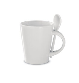 Subli mok met lepel 300 ml MO8442 met logo bedrukken DeBle