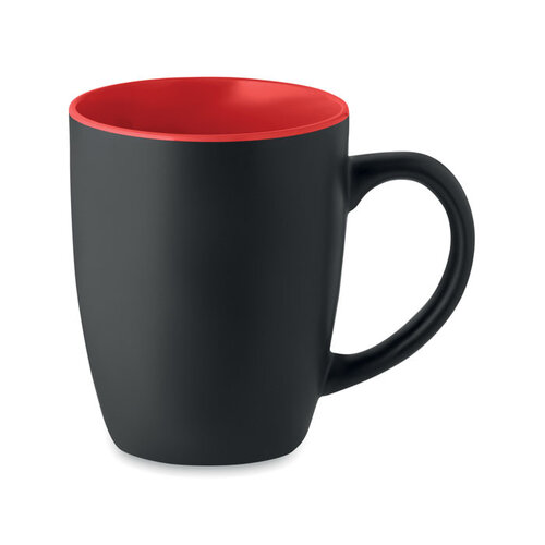 Tweekleurige mok 290 ml zwart Lim met logo bedrukken DeBle