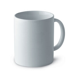Witte mok 300 ml klassiek Dublin met logo bedrukken DeBle