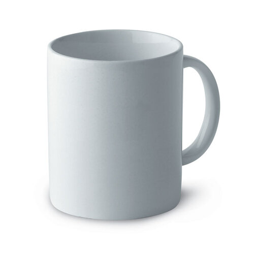 Witte mok 300 ml klassiek Dublin met logo bedrukken DeBle