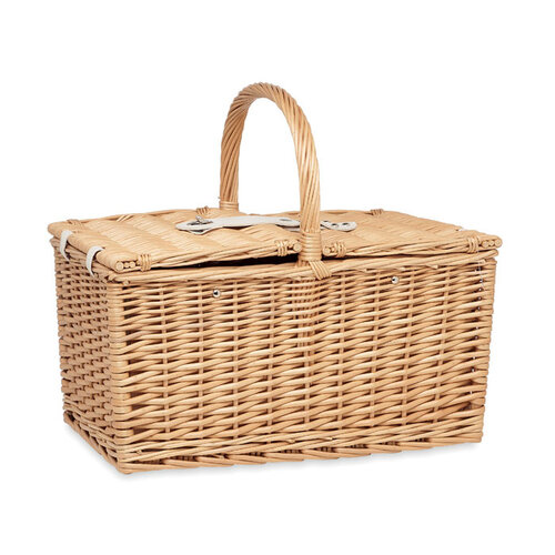 rotan picknickmand Mimbre plus (MO6194) met logo