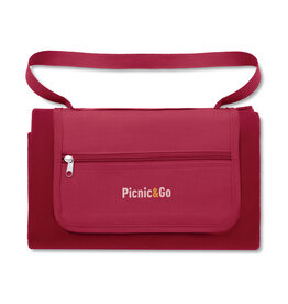 Goodtimes picknickkleed MO8822 van fleece met waterafstotende PEVA onderzijde en bedrijfslogo
