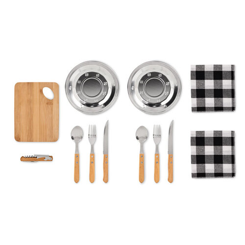 Picknickset voor 2 personen Hudson (MO6893) met logo
