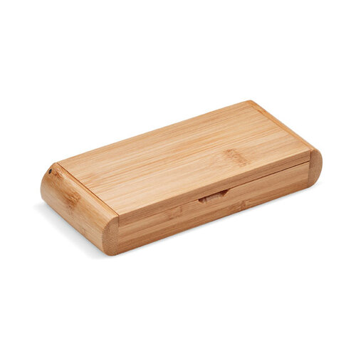 SONO bamboe kelnersmes MO6974 in geschenkdoos bedrukt met logo