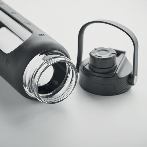 Glazen fles met hoes 750 ml MO6972 KEILA Glazen fles met hoes 750 ml MO6972 KEILA