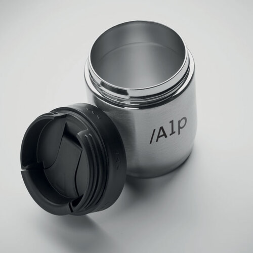 DeBle 2-in-1 dubbelwandige thermosfles 500 ml MO6948 met afneembare drinkbeker bedrukt met logo