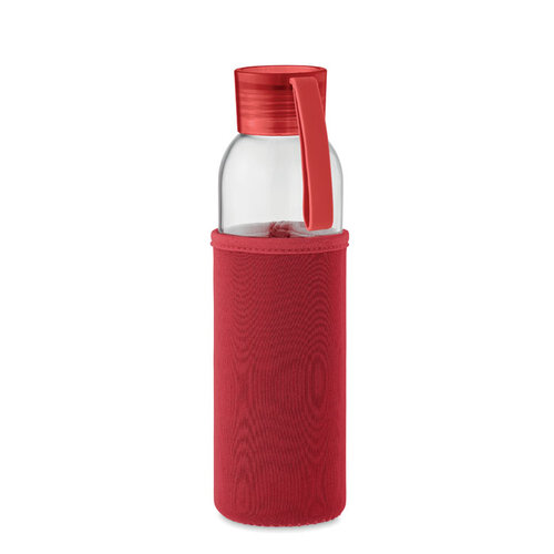 Gerecyclede glazen fles 500 ml (MO2089) met logo