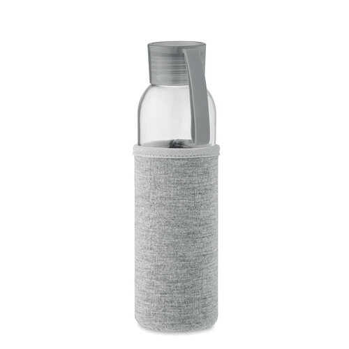Gerecyclede glazen fles 500 ml (MO2089) met logo