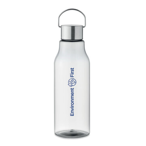 DeBle Tritan Renew™ fles 800 ml van BPA-vrij kunststof met RVS dop en logo, duurzame herbruikbare drinkfles