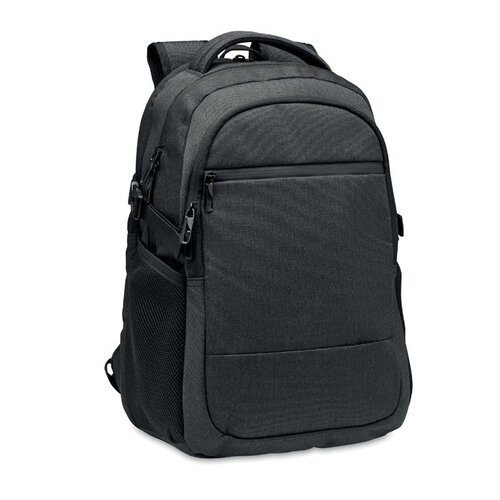 600D RPET 15 inch laptoprugzak MO2047 bedrukt met bedrijfslogo voor werk en reizen
