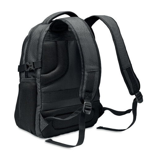 600D RPET 15 inch laptoprugzak MO2047 bedrukt met bedrijfslogo voor werk en reizen