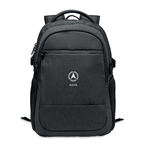 600D RPET 15 inch laptoprugzak MO2047 bedrukt met bedrijfslogo voor werk en reizen