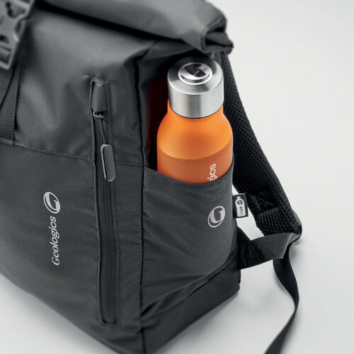 DéBlé 300D RPET rolltop rugzak (MO2051) bedrukken met logo