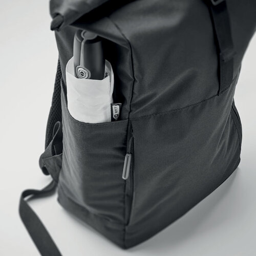 DéBlé 300D RPET rolltop rugzak (MO2051) bedrukken met logo